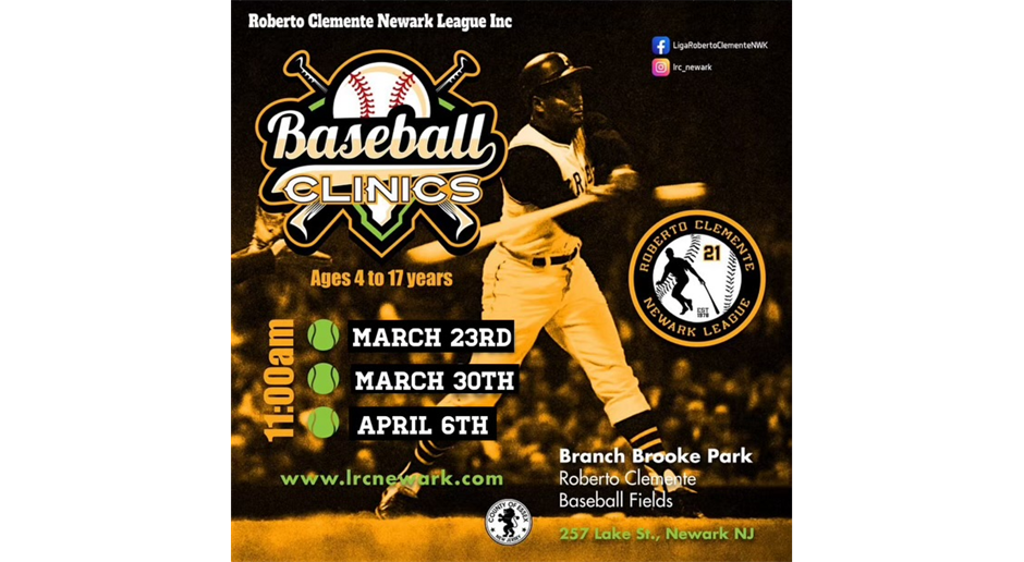 Baseball Clinic For All Ages 4-16 years old 